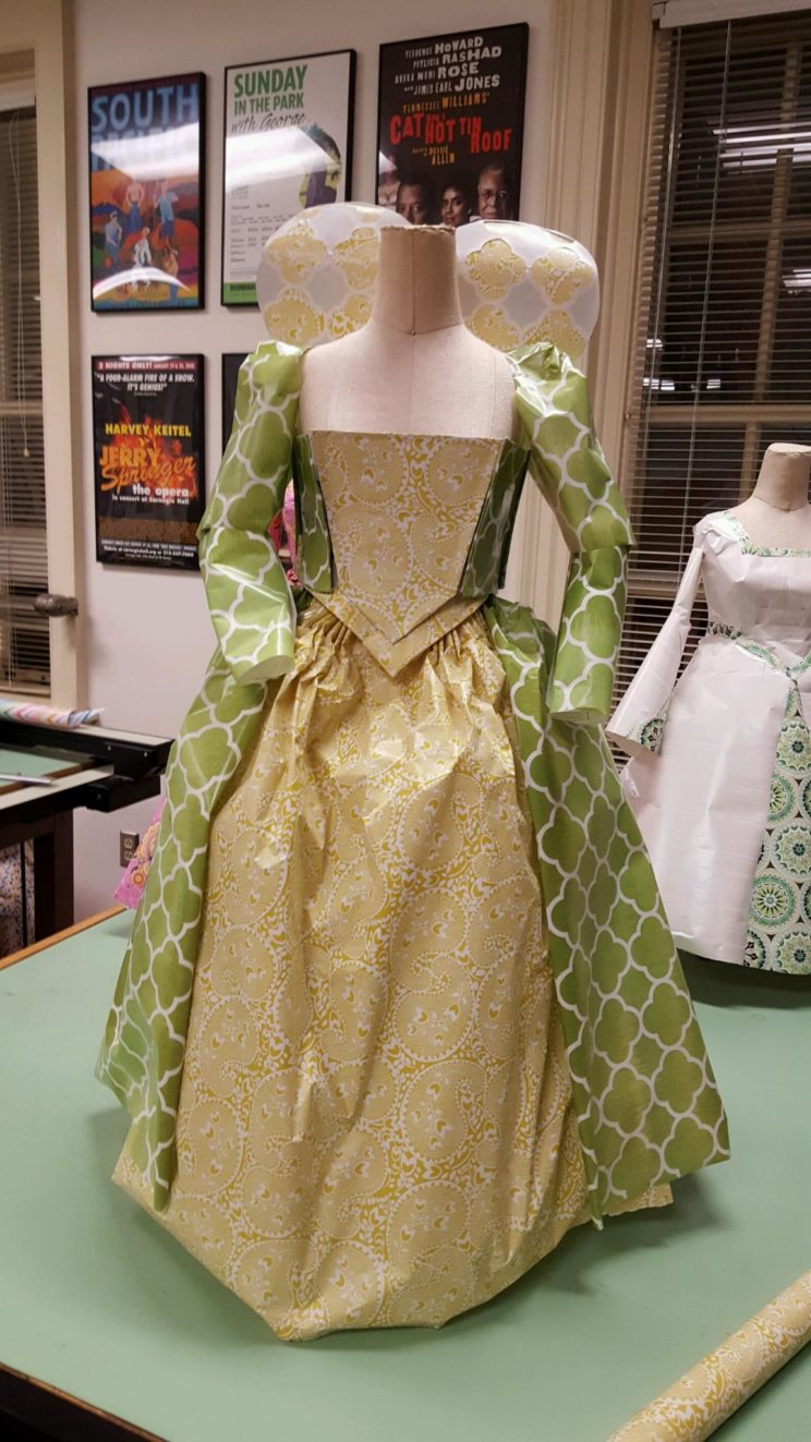 quarter scale paper dress