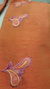 Coat Embroidery Application