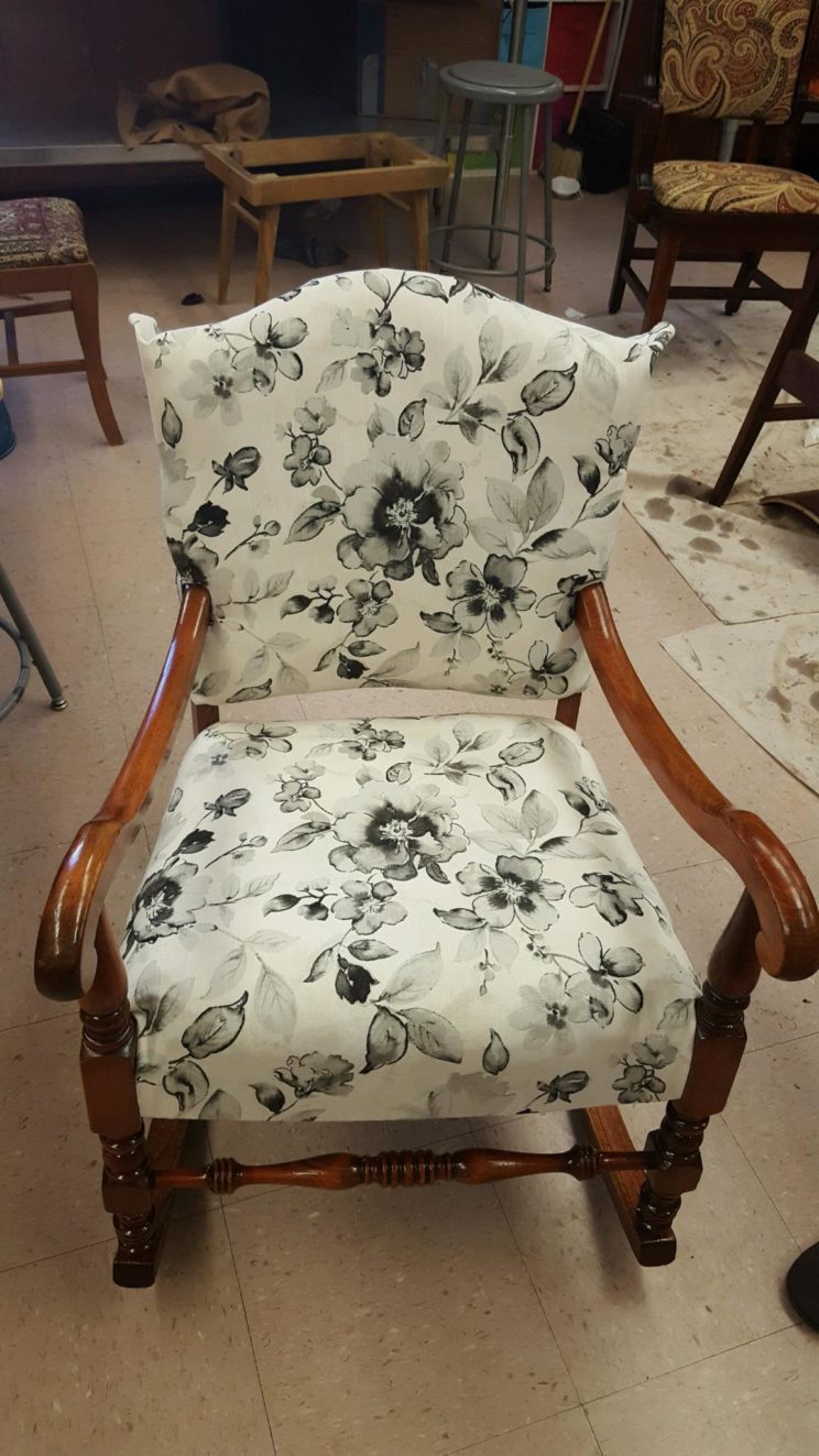 Prop Construction | Refinishing & Re-Upholstery Near Complete